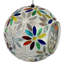 Mangeoire suspendue en verre mosaïque Huebner, capacité de 1 tasse - marguerites arc-en-ciel-2061183944