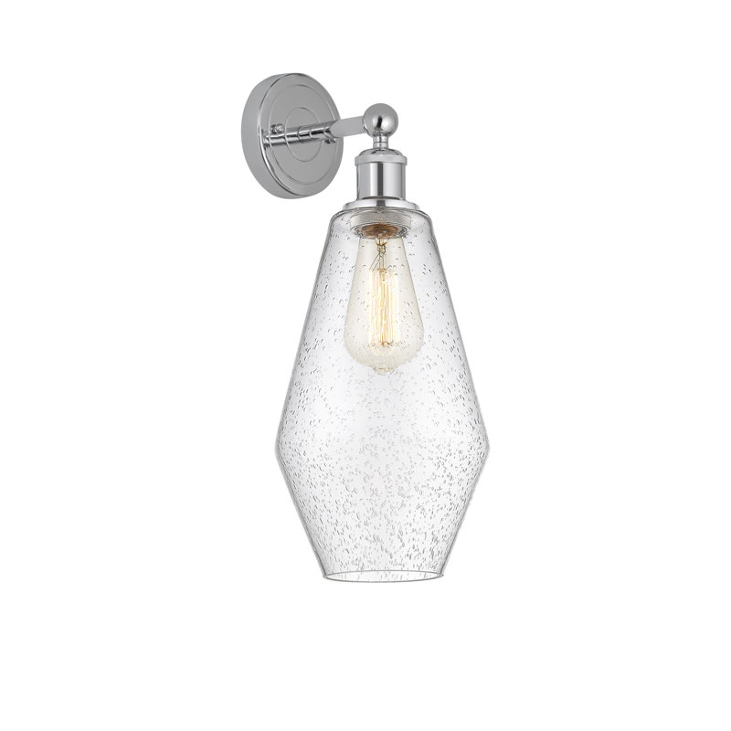 Amylea Armed Sconce, Seedy, Polished Chrome