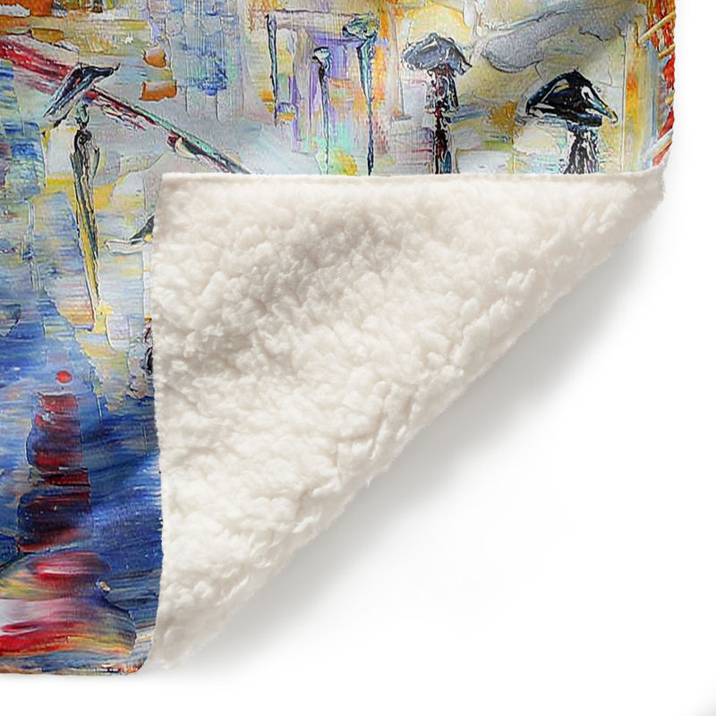Couverture sherpa à neuf ans new york, l 68 po x L 80 po