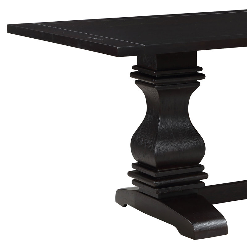 Caswell Rectangular 86-inch Dining Table Rustic Espresso
