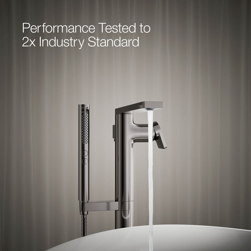 Composed Freestanding Bath Faucet, Titanium