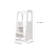 dadada Montessori Toddler Tower - Adjustable Kitchen Step Stool w/ Safety Rail - Baby Safe (White)-78369677
