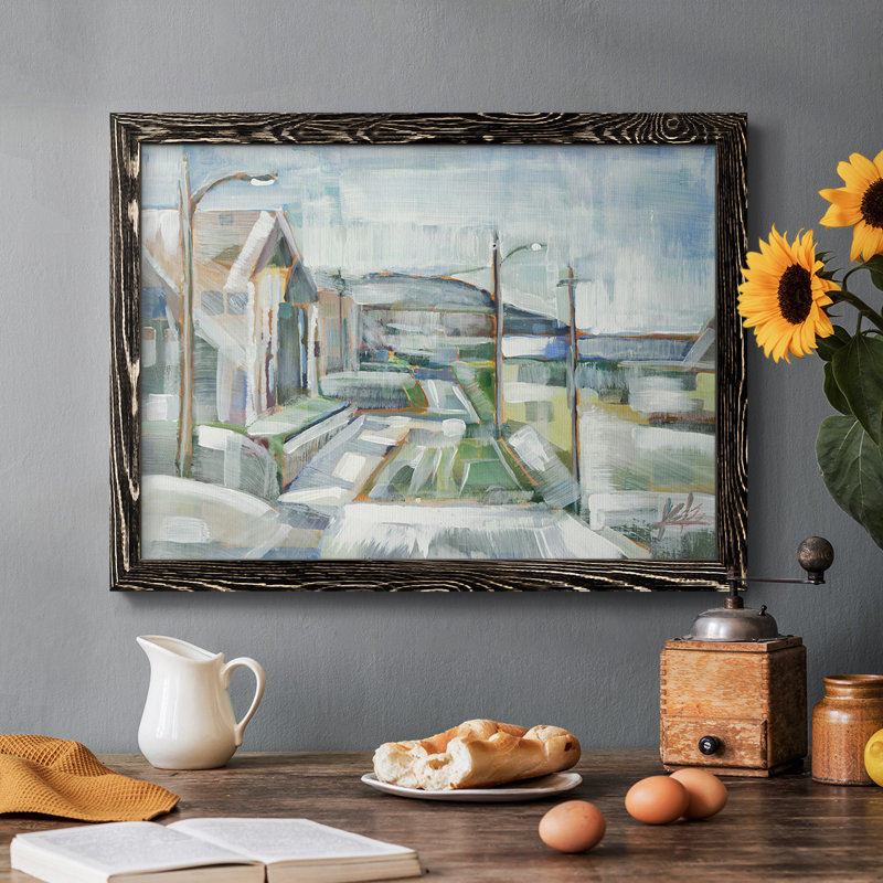 The Road Now, reproduction d'art sur toile, Noir, H 28 po x l 42 po x P 1,5 po