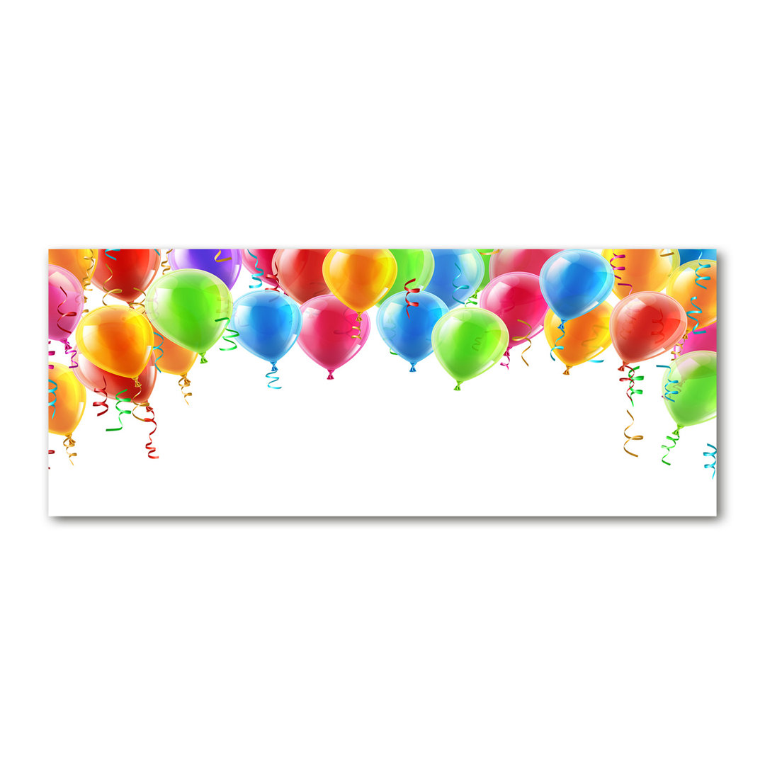 Bunte Ballons - Kunstdrucke auf Leinwand - Wrapped Canvas