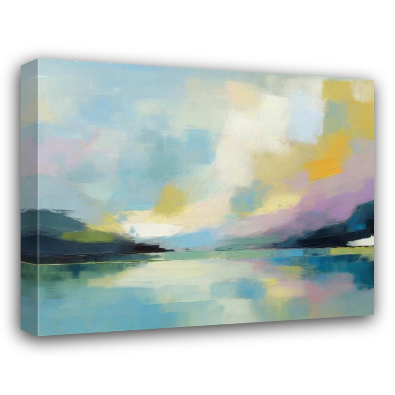 Patchwork Sky On Canvas by Stephen Chambers Print, 26" H x 32" W x 1.5" D