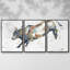 Modern Bull Study II - Toile encadrée multi-pièces-479066203-479066202
