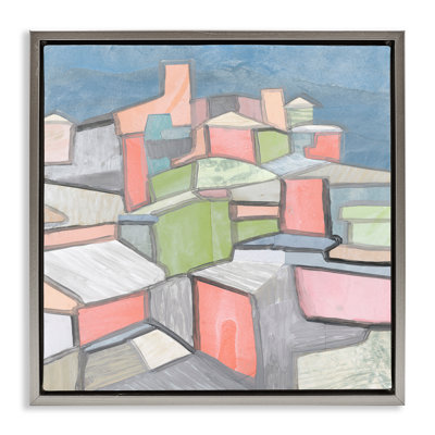 Art contemporain encadré flottant par Coco Good