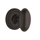 Rope Rosette with Homestead Door Knob