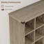 Armoire de rangement en bois à 9 compartiments Farmhouse