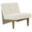 Chaise d'appoint rembourrée Ghiocel