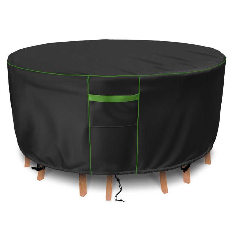 Housse pour table d'extérieur, H 29 po x l 110 po x P 110 po