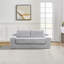 Canapé double Corduroy Cloud, canapé-lit convertible 2-en-1, canapé double désossé confortable, convient au salon, appartement, petit espace gris-1044670674