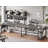 Truet Computer Desk with Hutch and Built in Outlets-1276964275