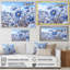 «Inviting Azure Flowers Field», reproduction sur toile-691496256-691496263