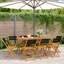 vidaXL Folding Garden Chairs 8 pcs Solid Wood Acacia-27831012