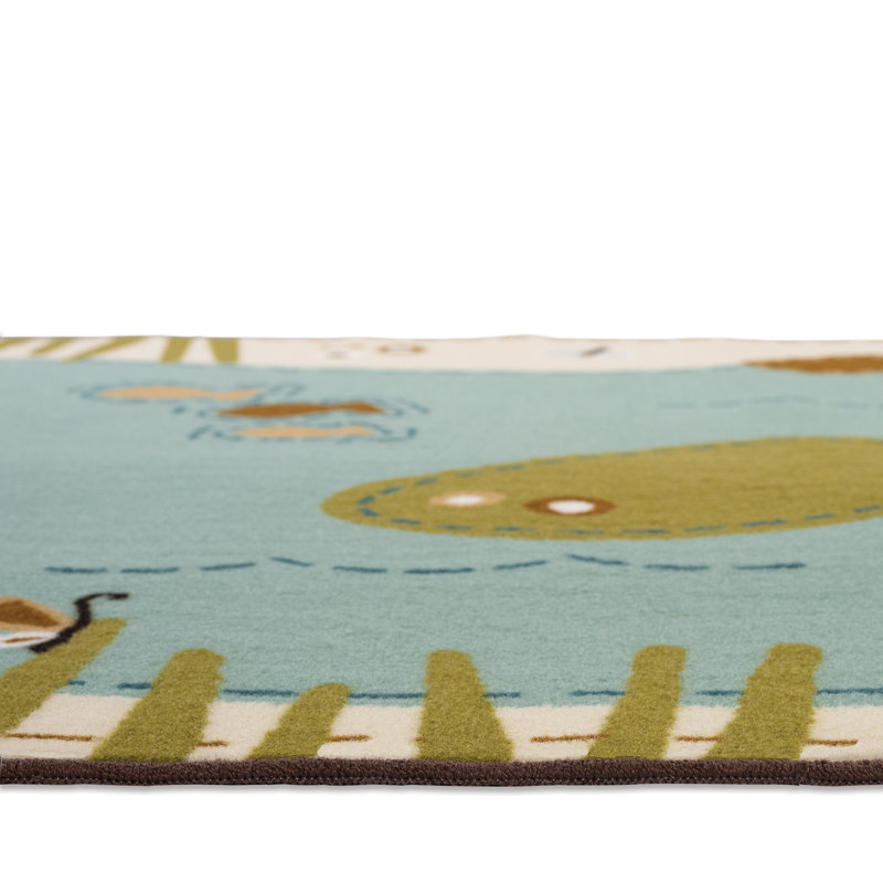 Tapis en nylon touffeté Tranquil Pond, Rectangle 3 pi x 4 pi 6 po