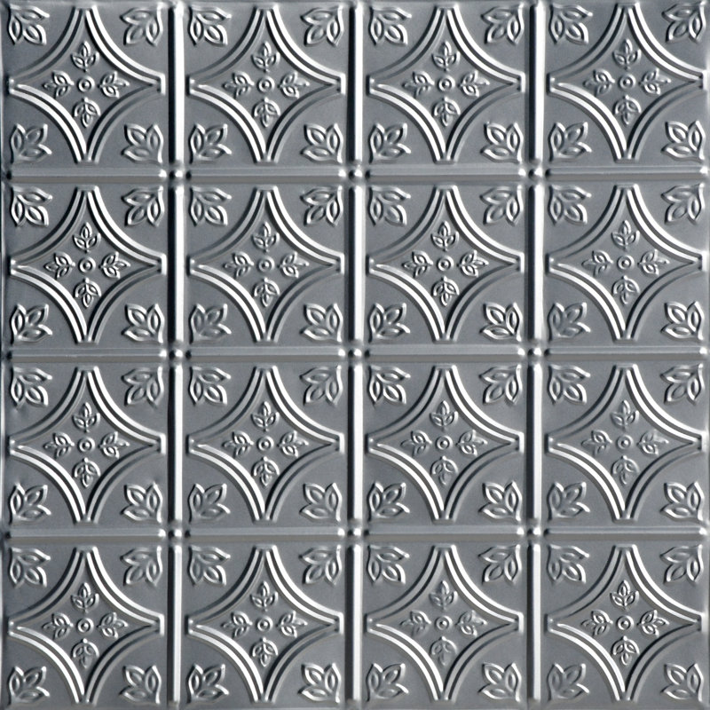 Tuile de plafond Tiny Tiptoe, Acier laqué, 2 pi x 2 pi
