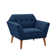 Merrylite  37" Wide Upholstered Armchair with Tufted Backrest