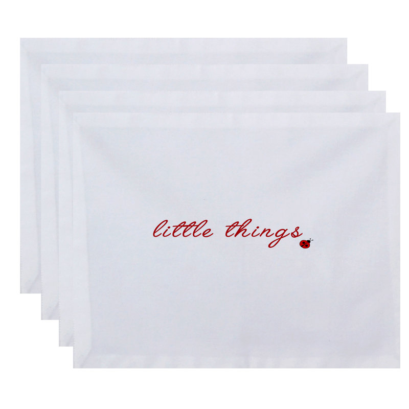 Napperon Aljay Little Things, Rouge