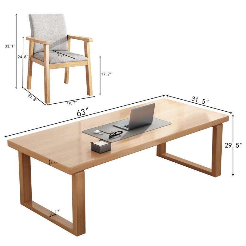 Ensemble de chaise de bureau 63 " 
