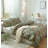 Vintage Floral And Leaf Printed  Microfiber Comforter Set-109231337-108994937