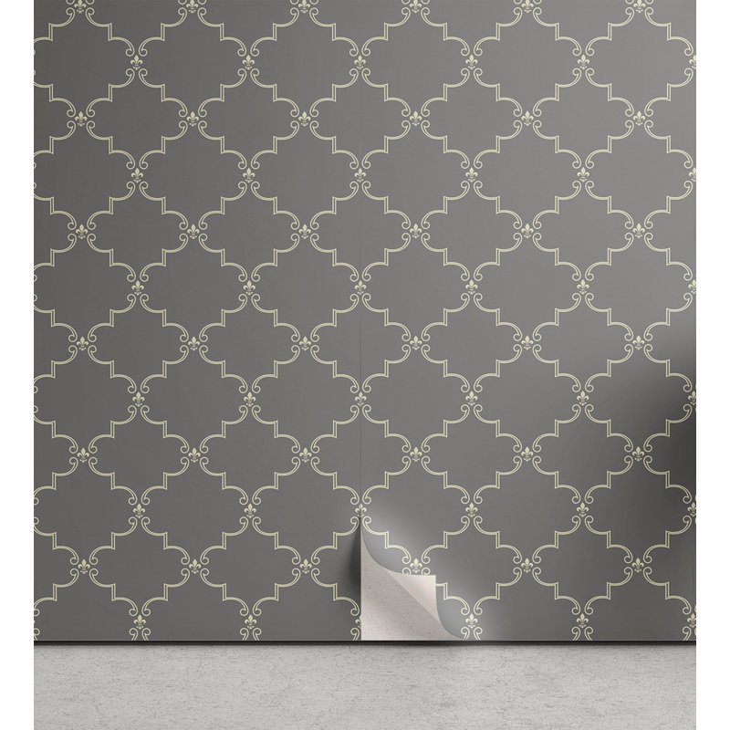 Rouleau de papier peint adhésif Hermfried, L 13 po x L 72 po