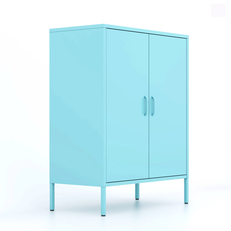 Buffet armoire de rangement Keniyha, Menthe