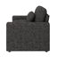Fauteuil moderne en tissu de chenille, chaises d'appoint confortables en nuage, canapé simple avec coussin double moelleux-1010941906