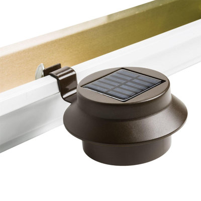 Chrome Solar Powered Integrated LED Outdoor Wall Lantern