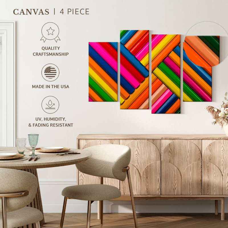 Senne Colorful Drawing Pencils, 22" H x 36" W