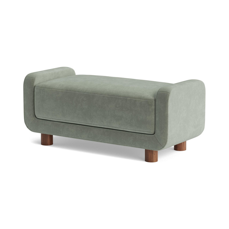 Eva Ottoman, Velvet - Sage