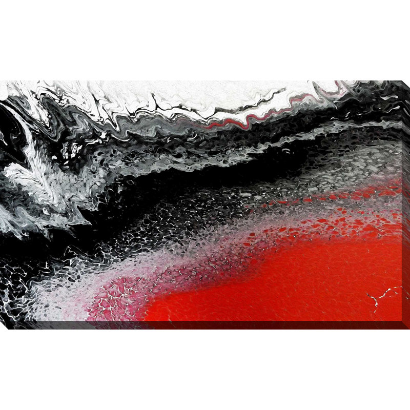 « red sea » par lawrence studios, reproduction de peinture acrylique sur toile tendue, 36 po x 60 po x 1,5 po