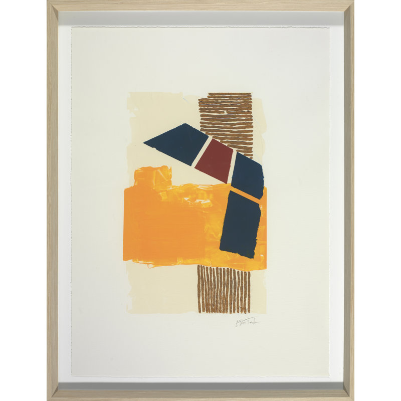 «Worker - Hunter» par Evan Taylor, reproduction d'art sur toile, Papier encadré brun