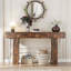Console 63 po avec repose-pieds Farmhouse
