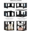 Range-chaussures à 5 niveaux - Support de rangement durable pour chaussures pour garde-robe, vestibule, couloir, dortoir et salle de bain-1740140152