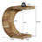 C-Shaped Sofa Table,End Table,Side Table