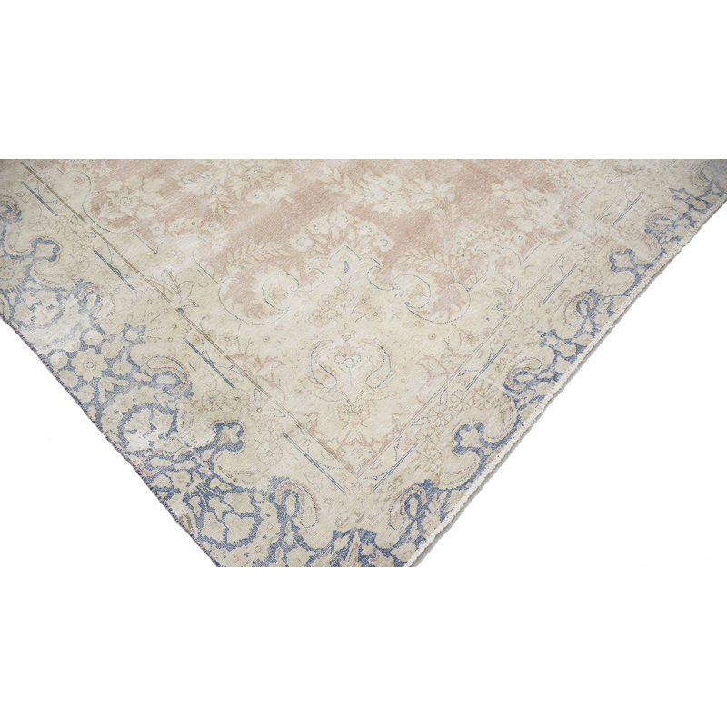 Tapis oriental antique délavé 9 x 11