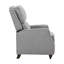 Fauteuil inclinable rembourré en tissu-2069294169