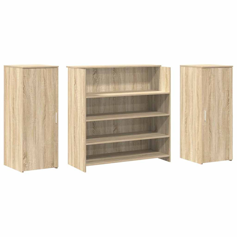 Camariah Standing Desk, Sonoma Oak, 103.5cm H x 180cm W x 50cm D