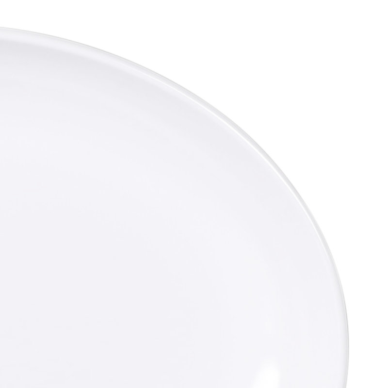 Mélamine noir / plateau blanc, Blanc