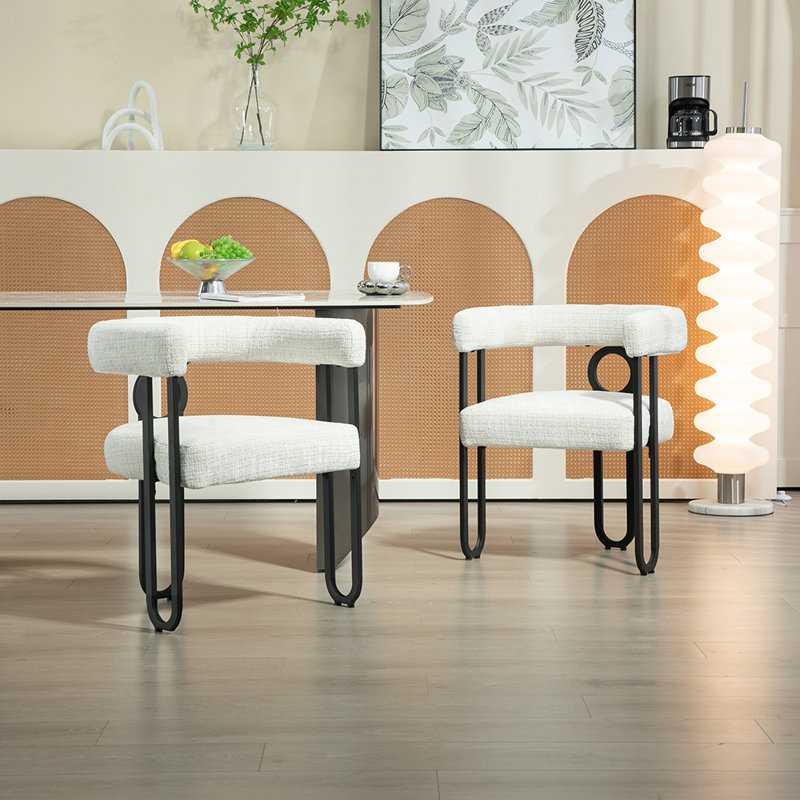 Largeur de 23,62 po Edeltrud, Chenille beige