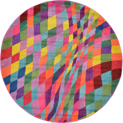 Auyeung Washable Geometric Indoor Rug