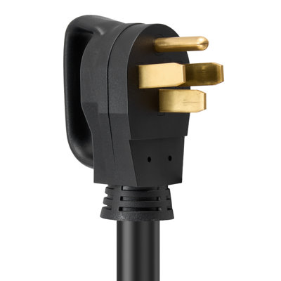 50 Amp Generator Cord and Power Inlet Box, 30FT, 125V/250V STW 6/3 + 8/1 AWG Extension Power Cord, NEMA 14-50P to SS2-50R, Twist Lock Connector, Inlet Box Kit, for Generator to House, ETL Listed