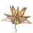 Kurt Adler's 10-Light LED 15-Point Gold Sputnik Capiz Tree Topper