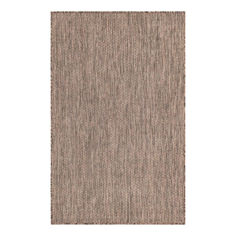 Abderus Light Brown Indoor Area Rug, Rectangle 3'1" x 5'3"