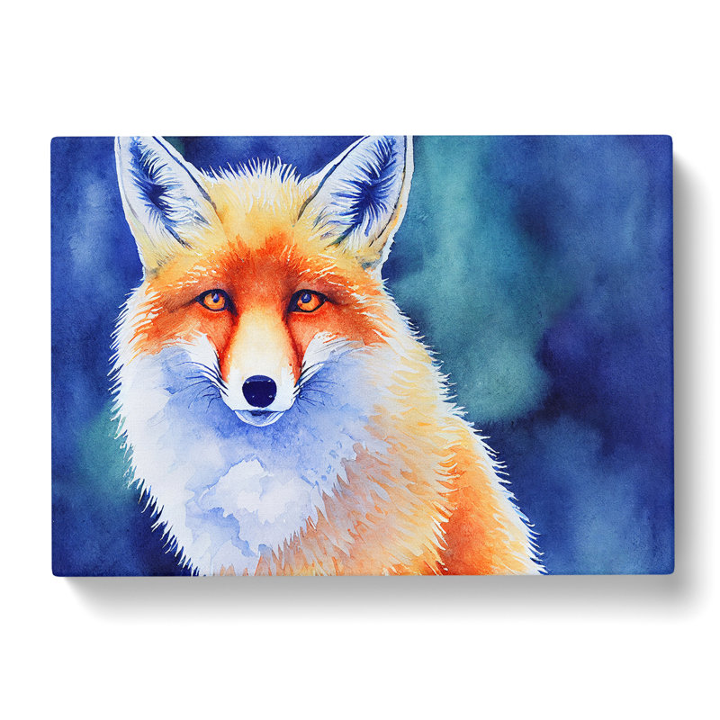 Fox Vol.2 - Wrapped Canvas Painting, 35cm H x 50cm W x 3cm D