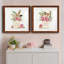 Boho Bouquet I - Ensemble de 2 reproductions d'art sur papier-1188654427-1188654437