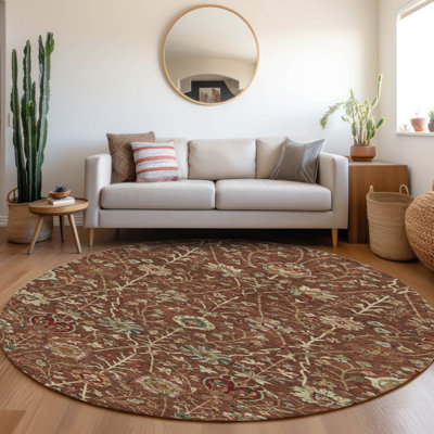 Tapis intérieur / extérieur orange Muse 
