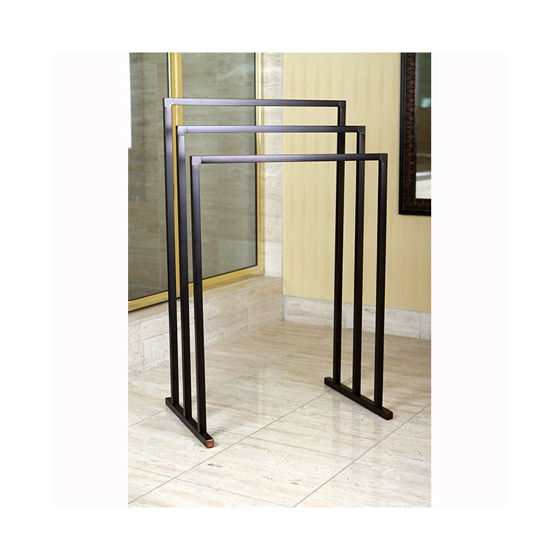 Kingston Brass Edenscape Freestanding 3-Tier Towel Rack, Oil Rubbed Bronze