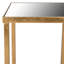 Table de bout à miroir Gold Leaf